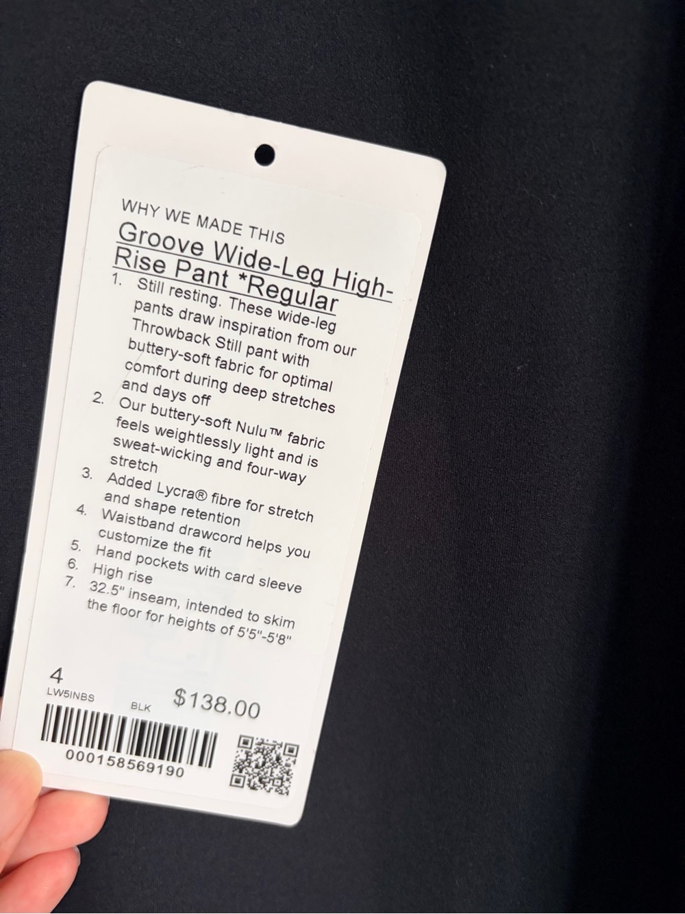 Lululemon Groove High-Rise Wide-Leg Pant - Picture 5 of 9